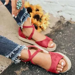 Women Sandals Peep Toe  Design Roman Sandals