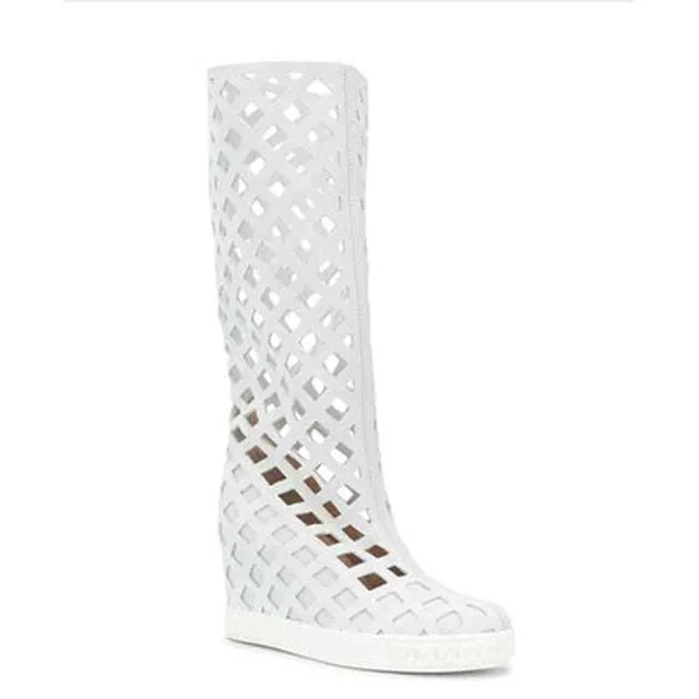 women suede wedges heels slip on boots