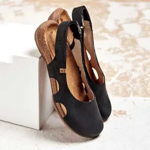 Women's Hollowed Leisure Sandals Casual Flat Shoes