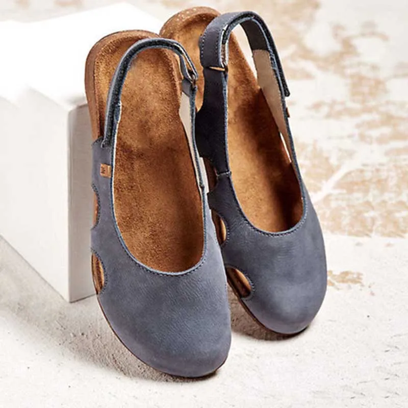Women's Hollowed Leisure Sandals Casual Flat Shoes