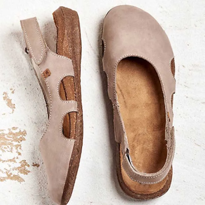 Women's Hollowed Leisure Sandals Casual Flat Shoes