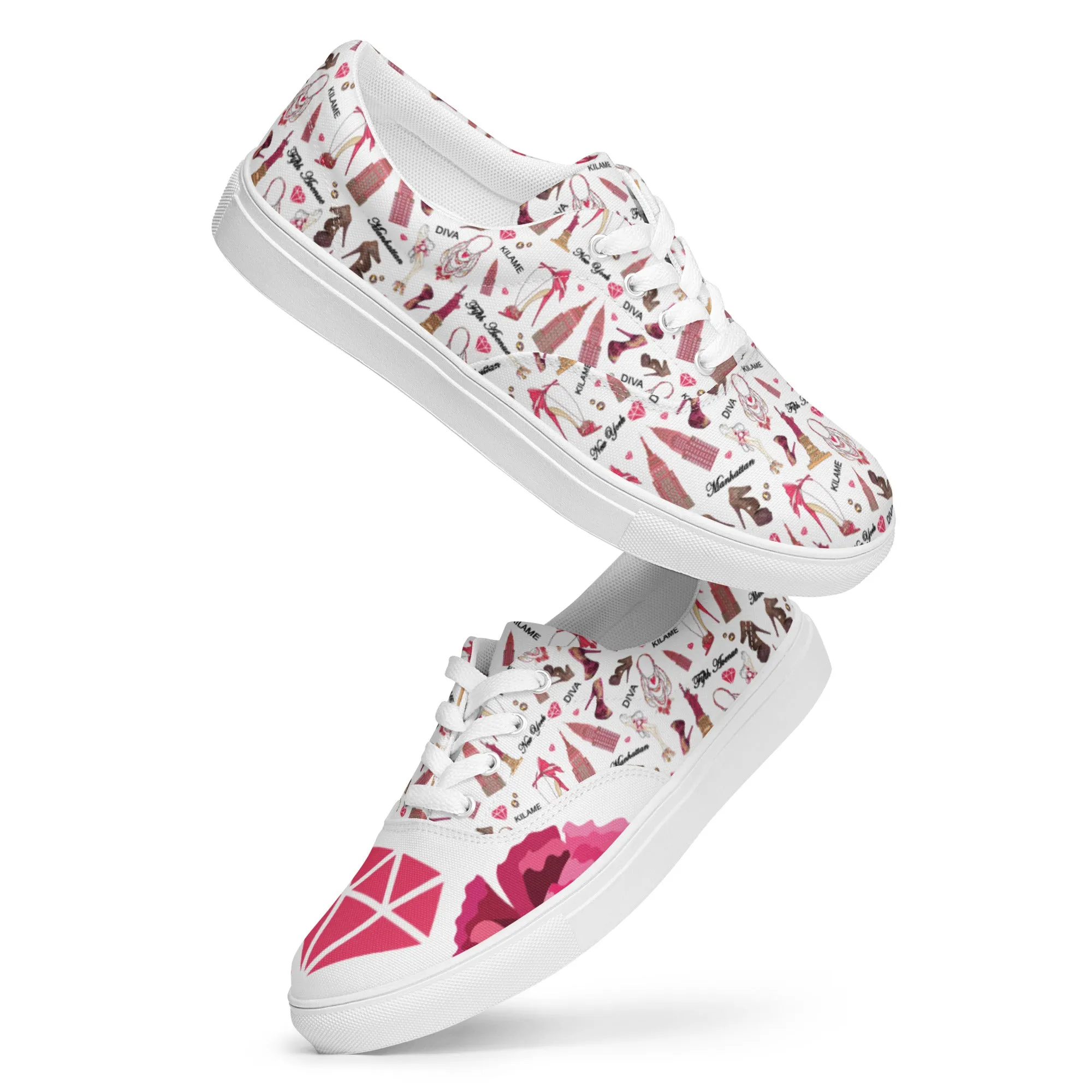 Women’s lace-up canvas shoes 'Manhattan Diva'