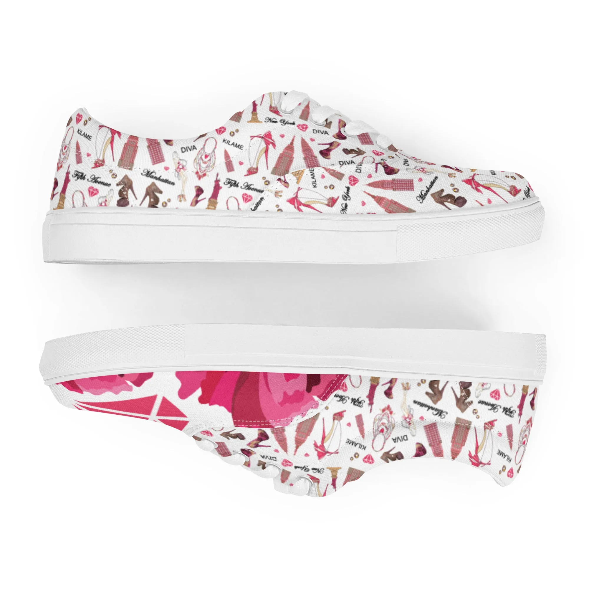 Women’s lace-up canvas shoes 'Manhattan Diva'