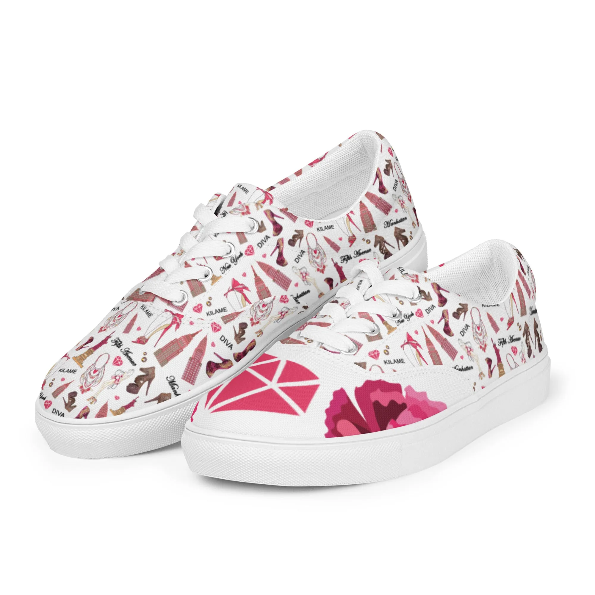 Women’s lace-up canvas shoes 'Manhattan Diva'