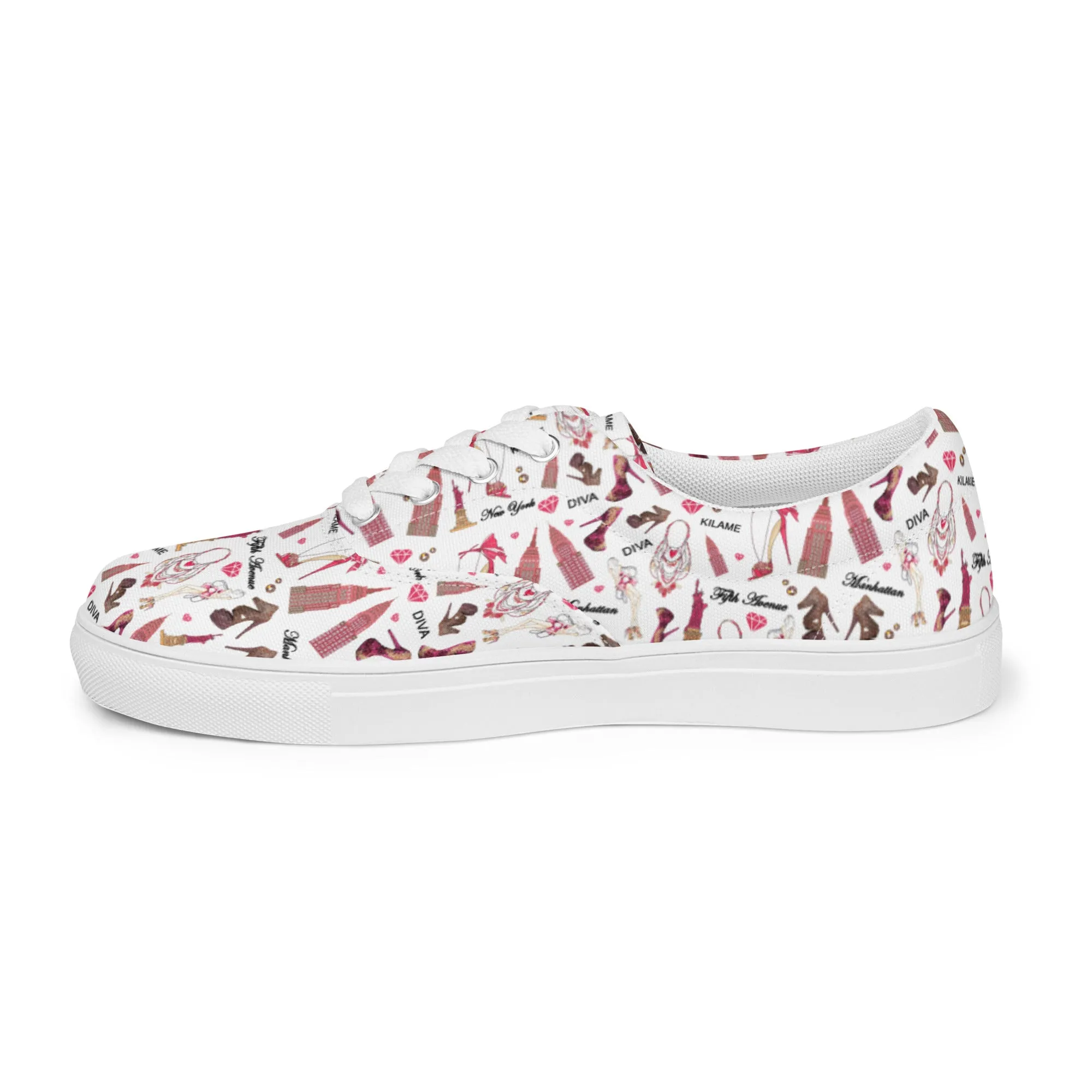 Women’s lace-up canvas shoes 'Manhattan Diva'