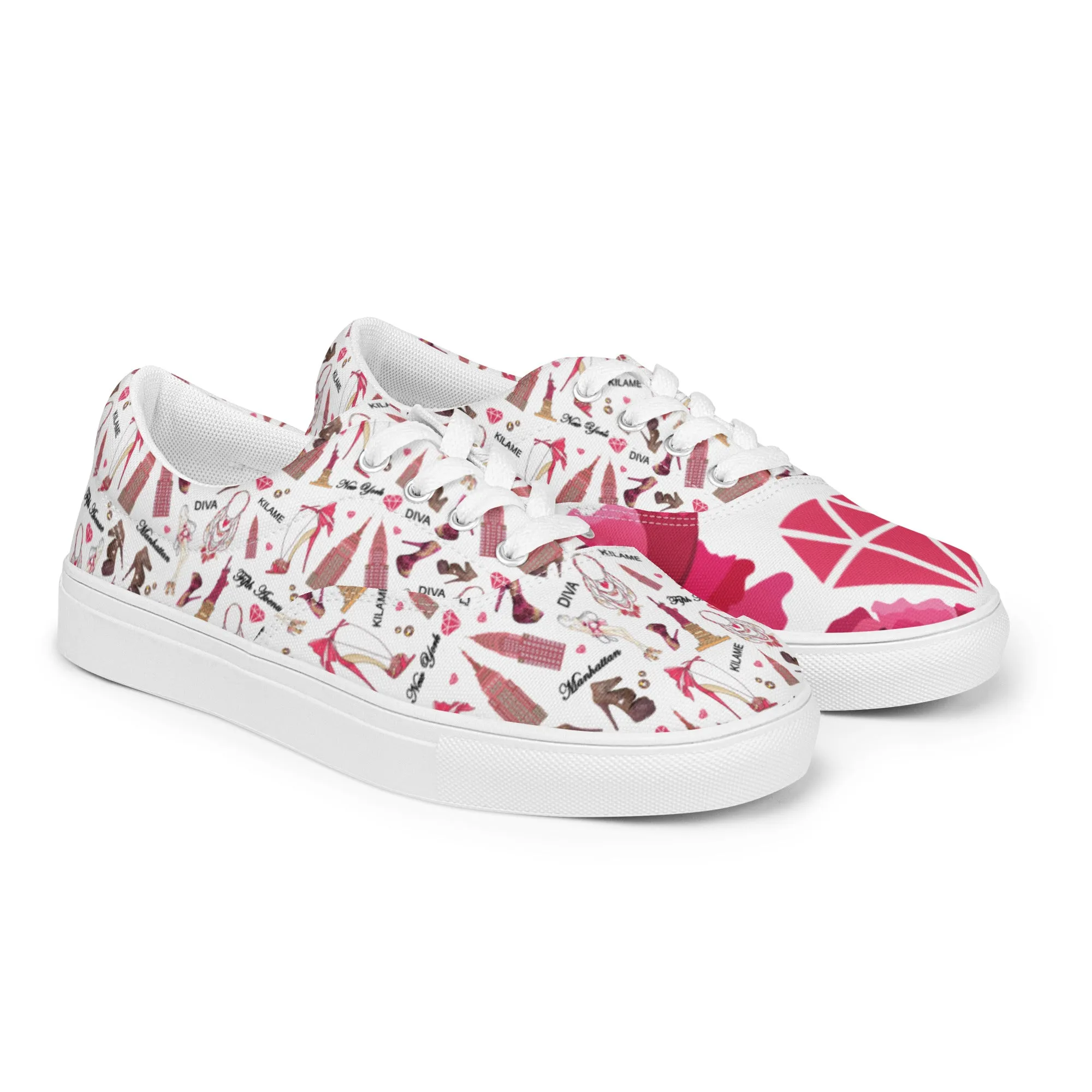 Women’s lace-up canvas shoes 'Manhattan Diva'