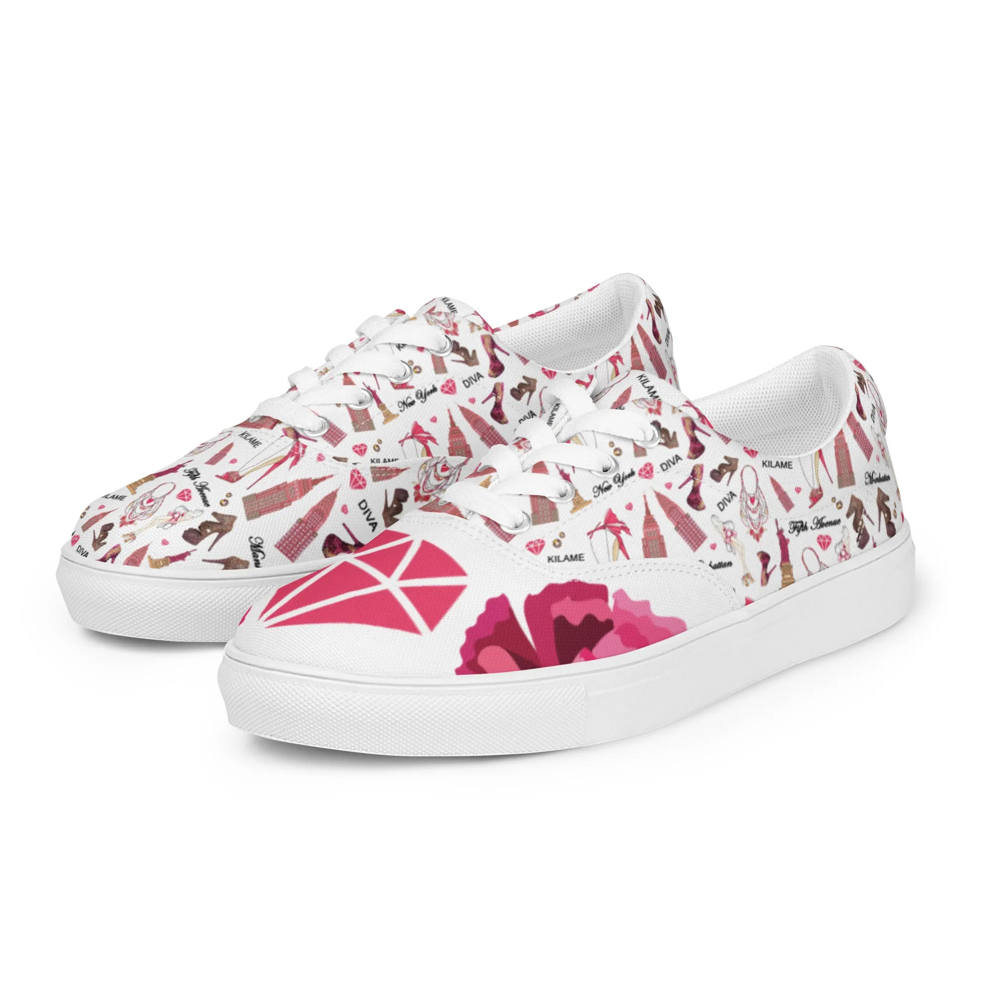 Women’s lace-up canvas shoes 'Manhattan Diva'