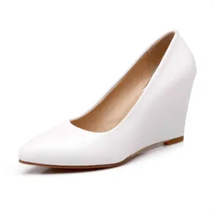 Womens Platform Wedges Shoes Middle Heels Small And Big Size Shoes