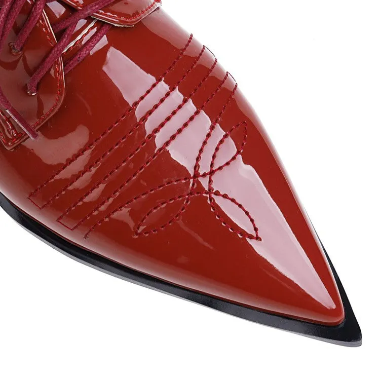 Women's Pointed Toe Low Heel Shoes