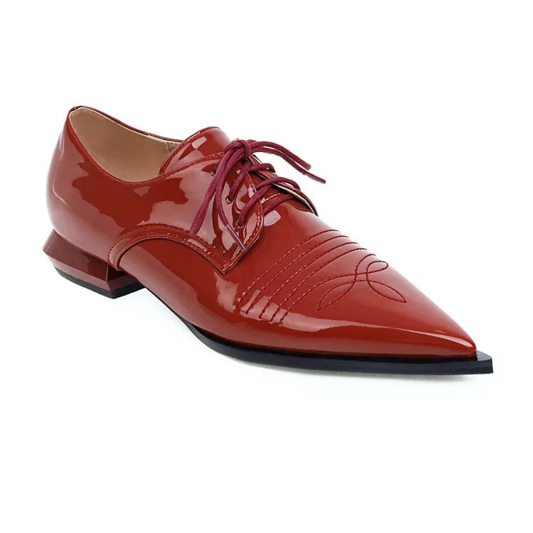 Women's Pointed Toe Low Heel Shoes