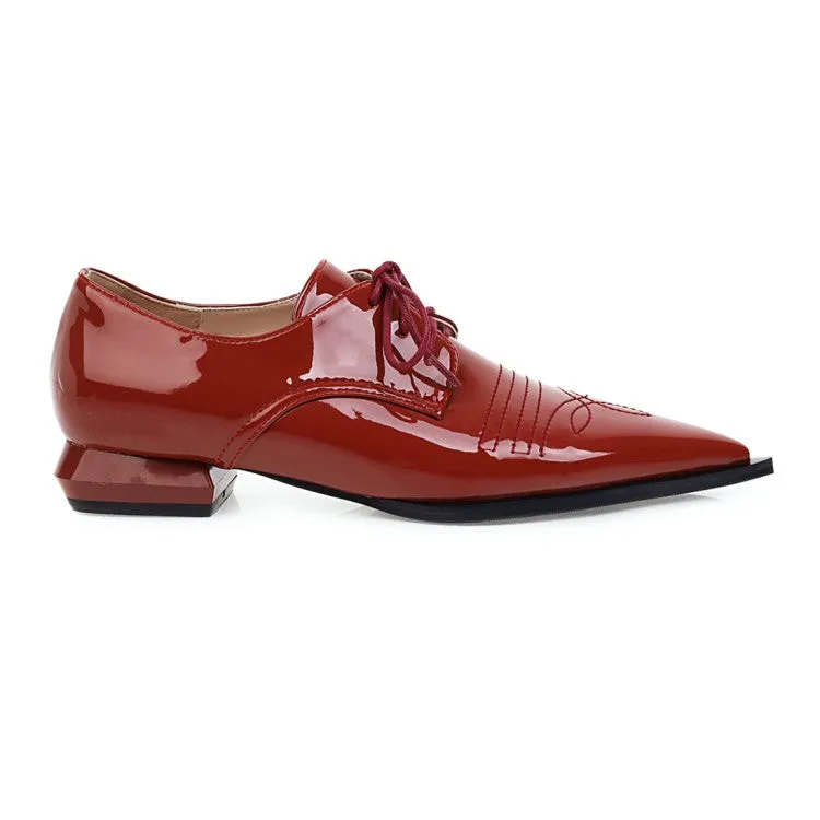 Women's Pointed Toe Low Heel Shoes