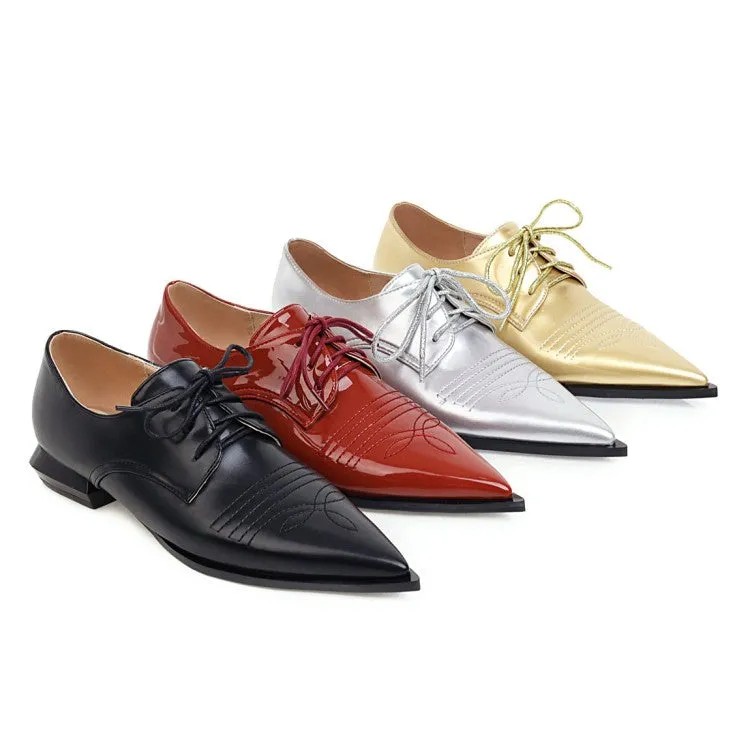 Women's Pointed Toe Low Heel Shoes