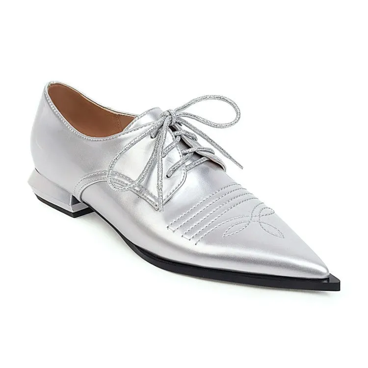 Women's Pointed Toe Low Heel Shoes