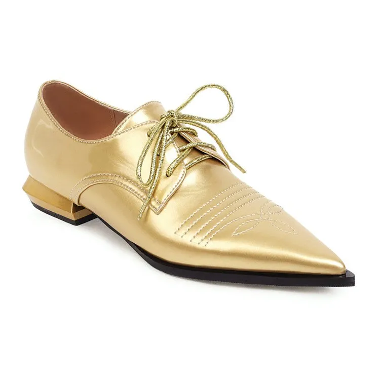 Women's Pointed Toe Low Heel Shoes