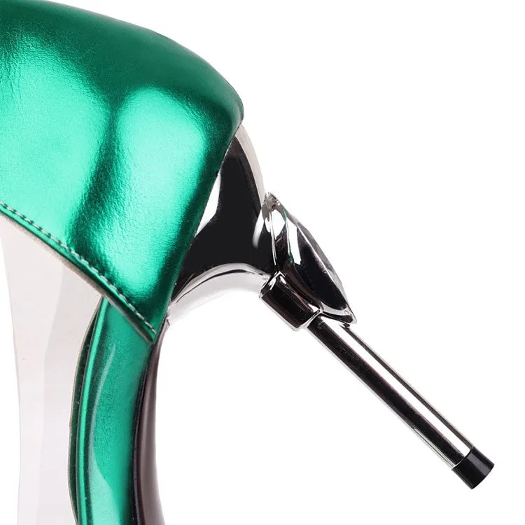 Women's Rhinestone High Heel Pumps Wedding Shoes
