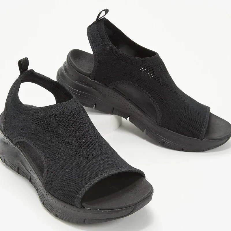 Women's Summer Comfort Platform Wedge Sandals - Casual Sport & Beach Roman Sandals