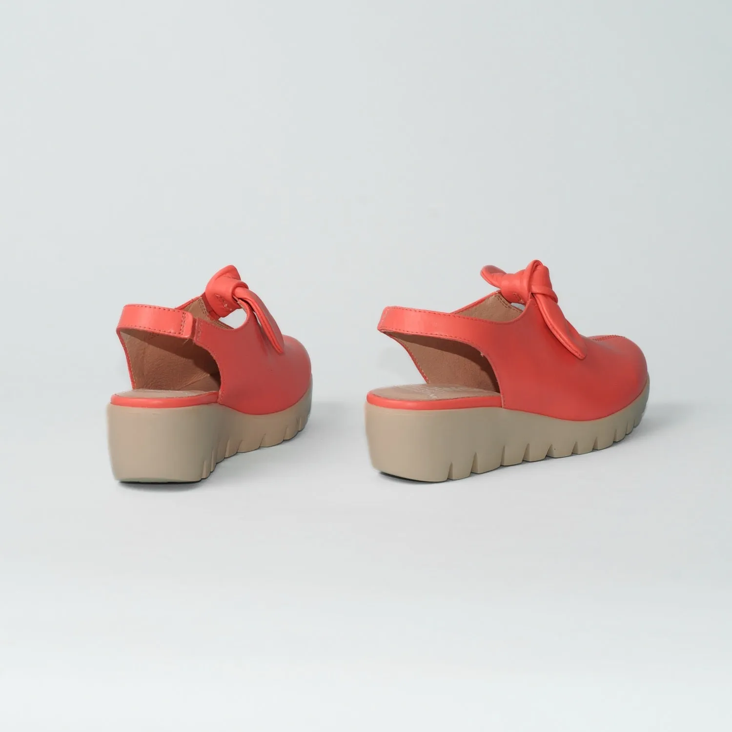 Wonders - C-33315 Coral Wedge Slingback