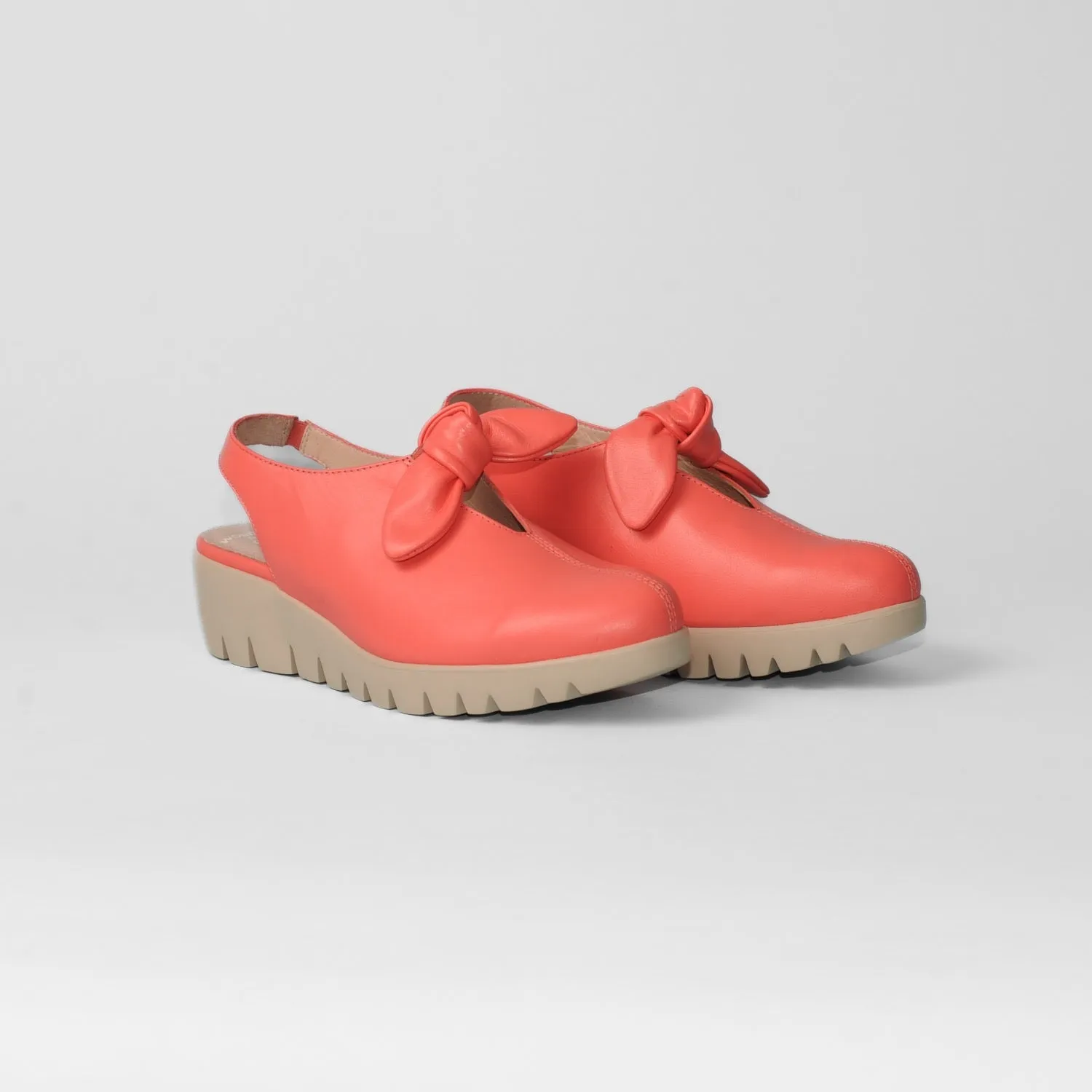 Wonders - C-33315 Coral Wedge Slingback