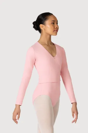 Z0858L - Bloch Overture Crossover Womens Long Sleeve Wrap Top