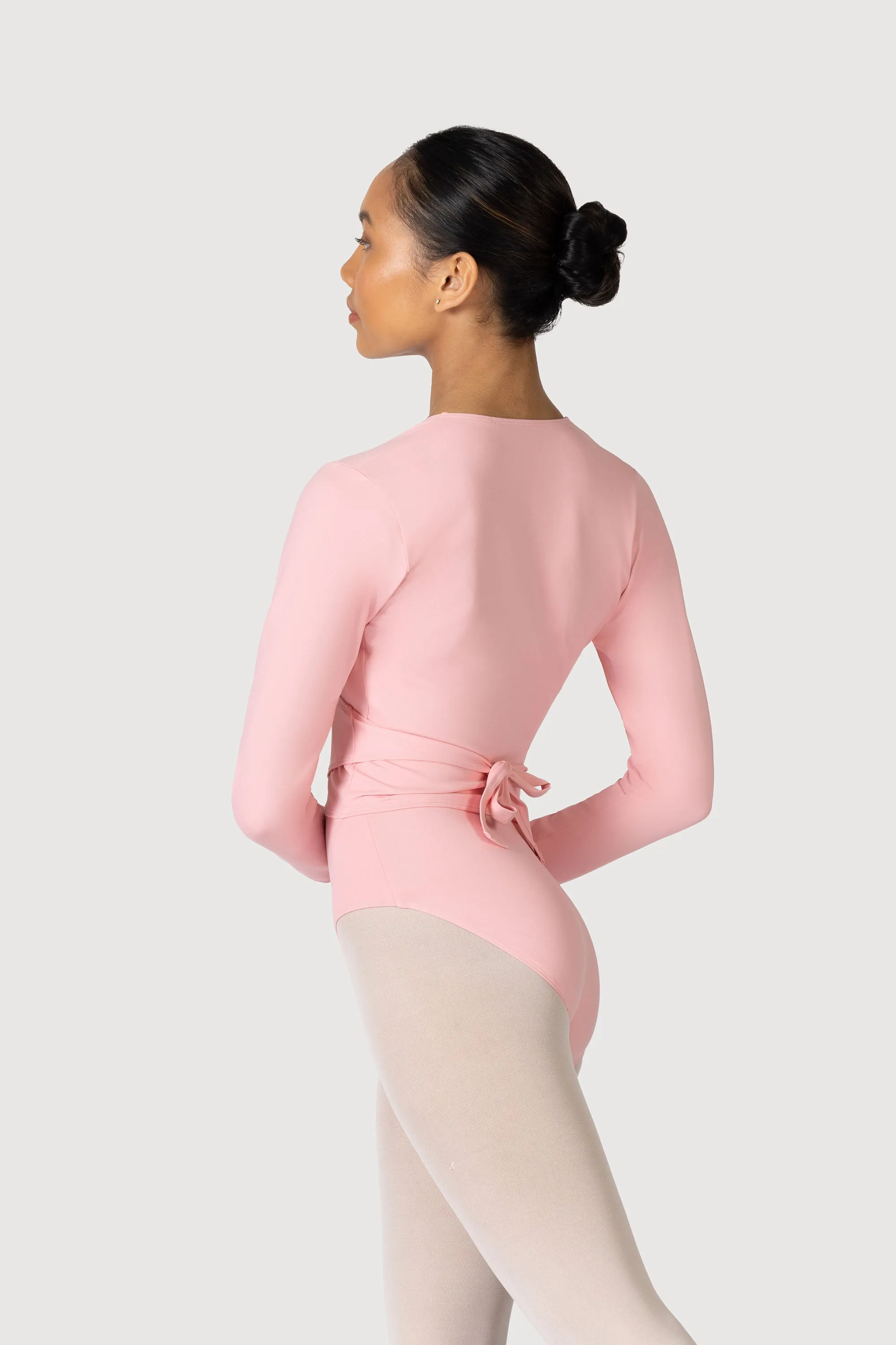 Z0858L - Bloch Overture Crossover Womens Long Sleeve Wrap Top
