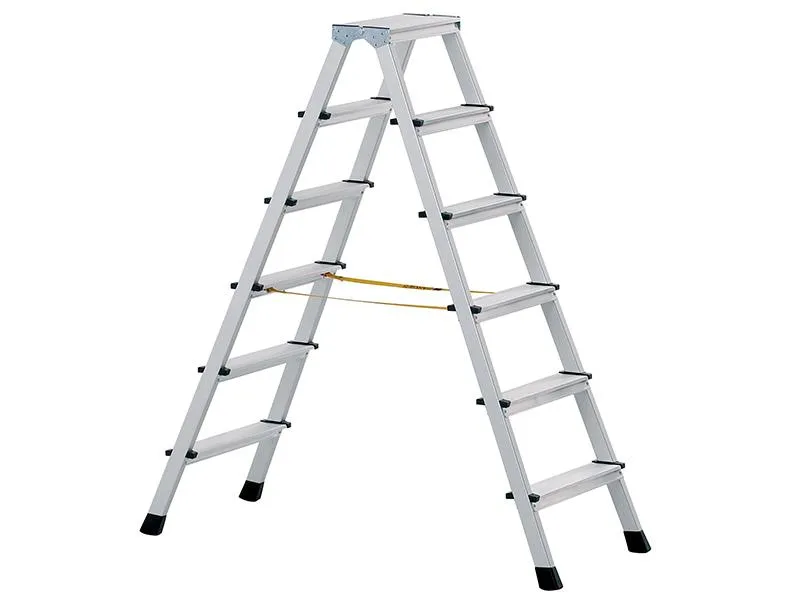 Zarges Anodised Double Sided Steps Open 2.38M 2 X 10 Rungs