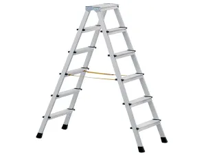 Zarges Anodised Double Sided Steps Open 2.38M 2 X 10 Rungs