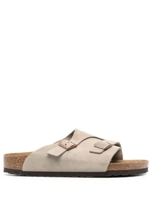 Zurich suede leather sandals